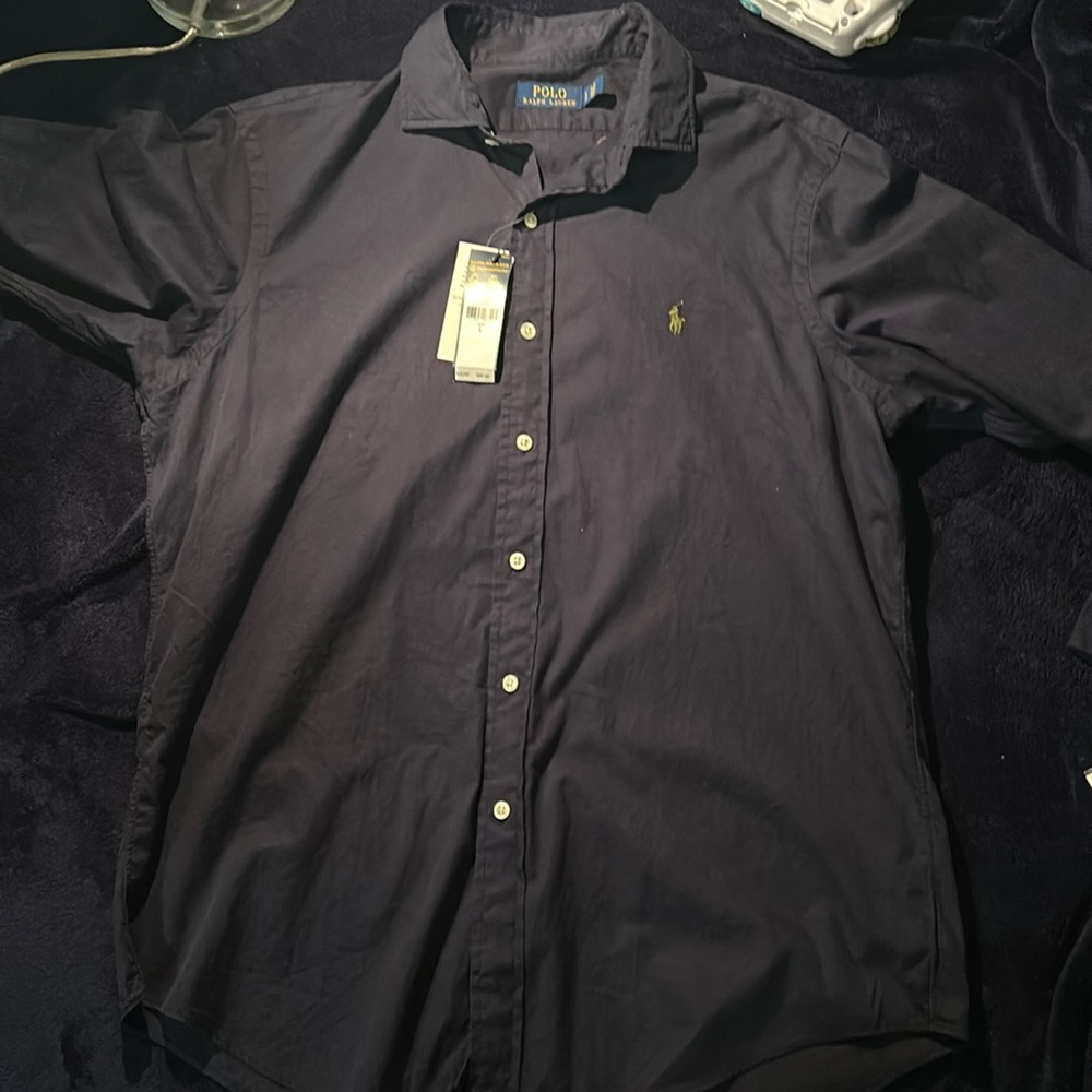 Navy Ralph Lauren button down